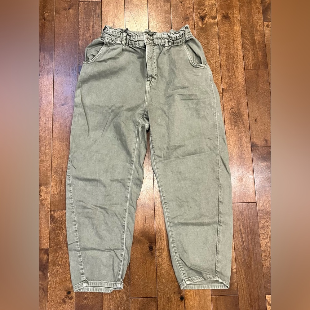 Zara paper bag pants